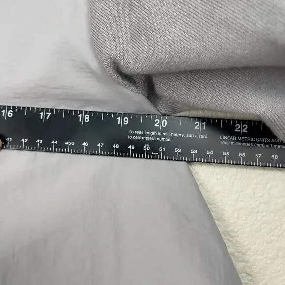 Lanvin‎ En Bleu Mixed Media Cardigan Gray IT 38 Asymmetrical Lagenlook - Picture 11 of 13